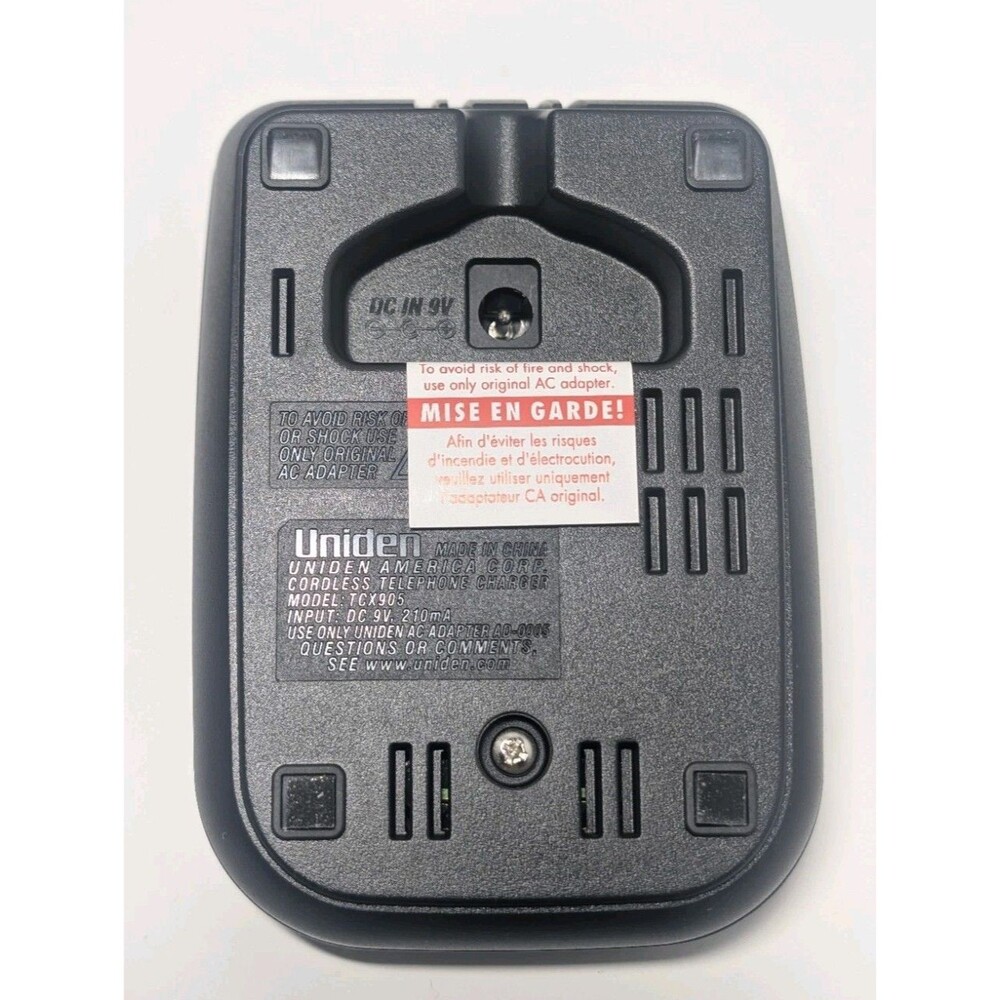 Uniden TCX905 5.8GHz Cordless Accessory Handset & Charging Cradle - Picture 9 of 12